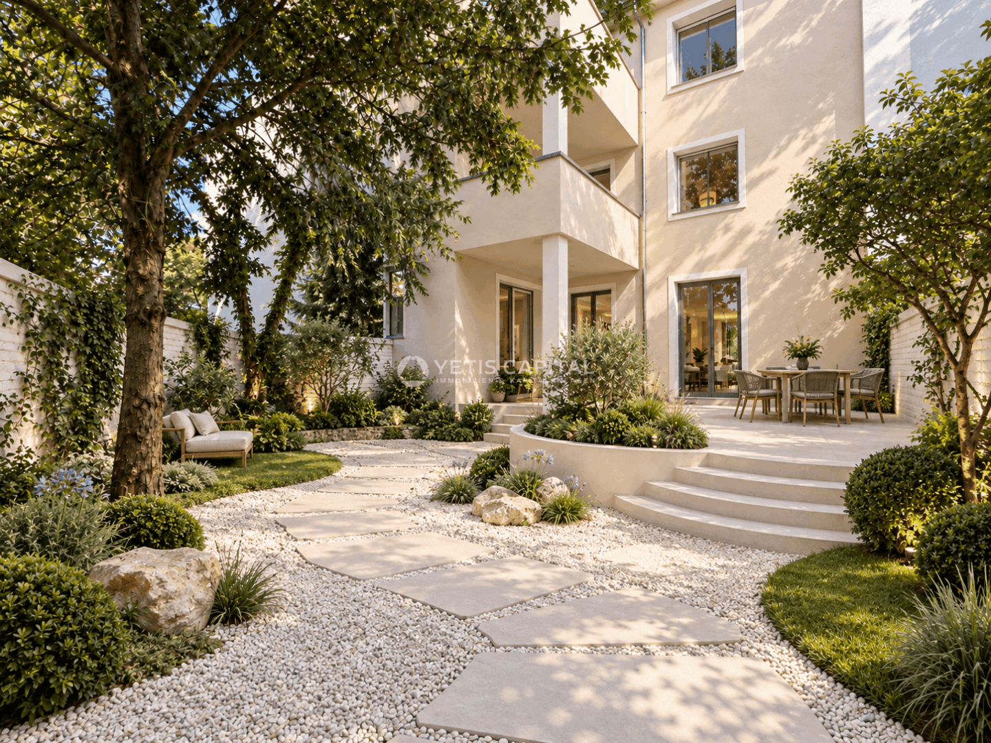 Privater Garten (visualisiert)