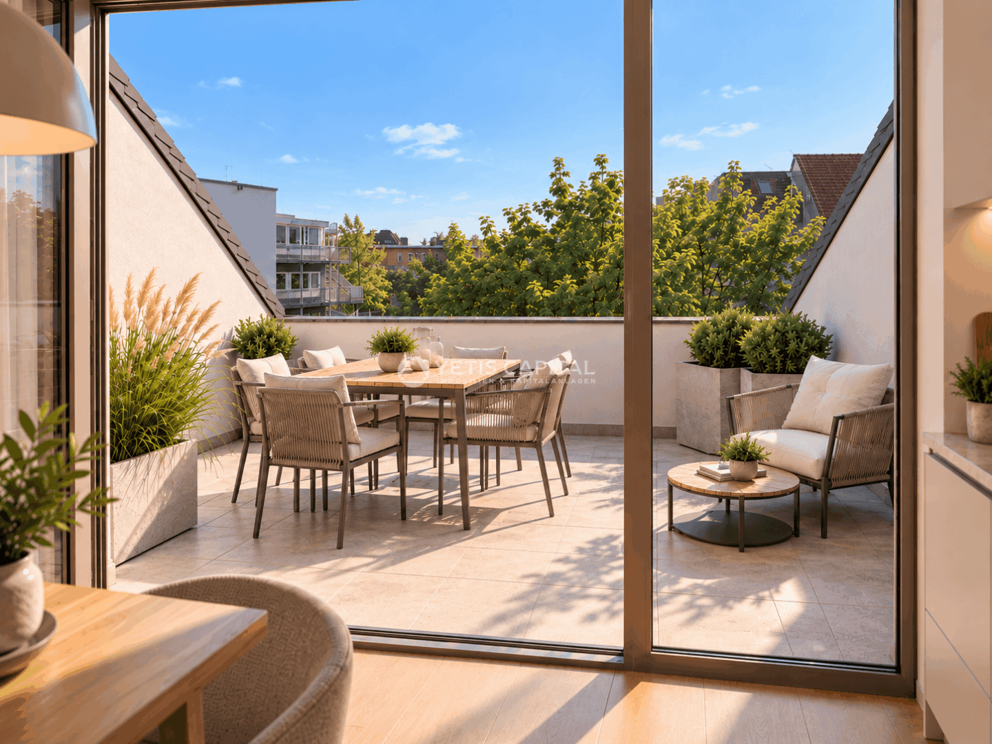Dachterrasse (visualisiert)